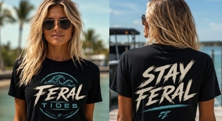 STAY FERAL TEE